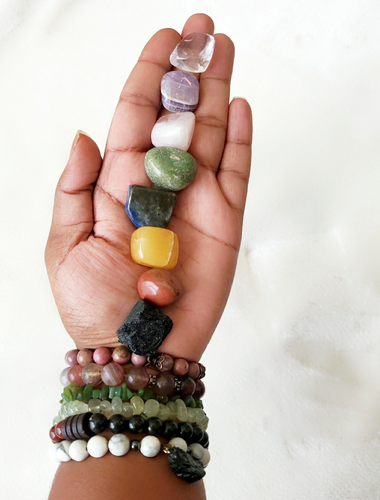 8 Tumbled Gemstone Set